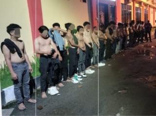 21 Anggota Geng Motor Berhasil Diamankan Polresta Deli Serdang